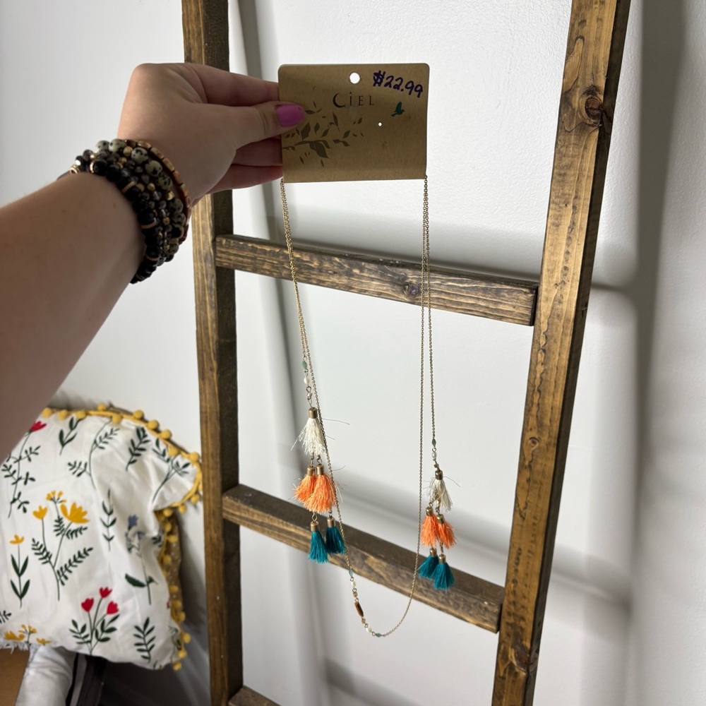 Ciel Colorful Tassel Necklace